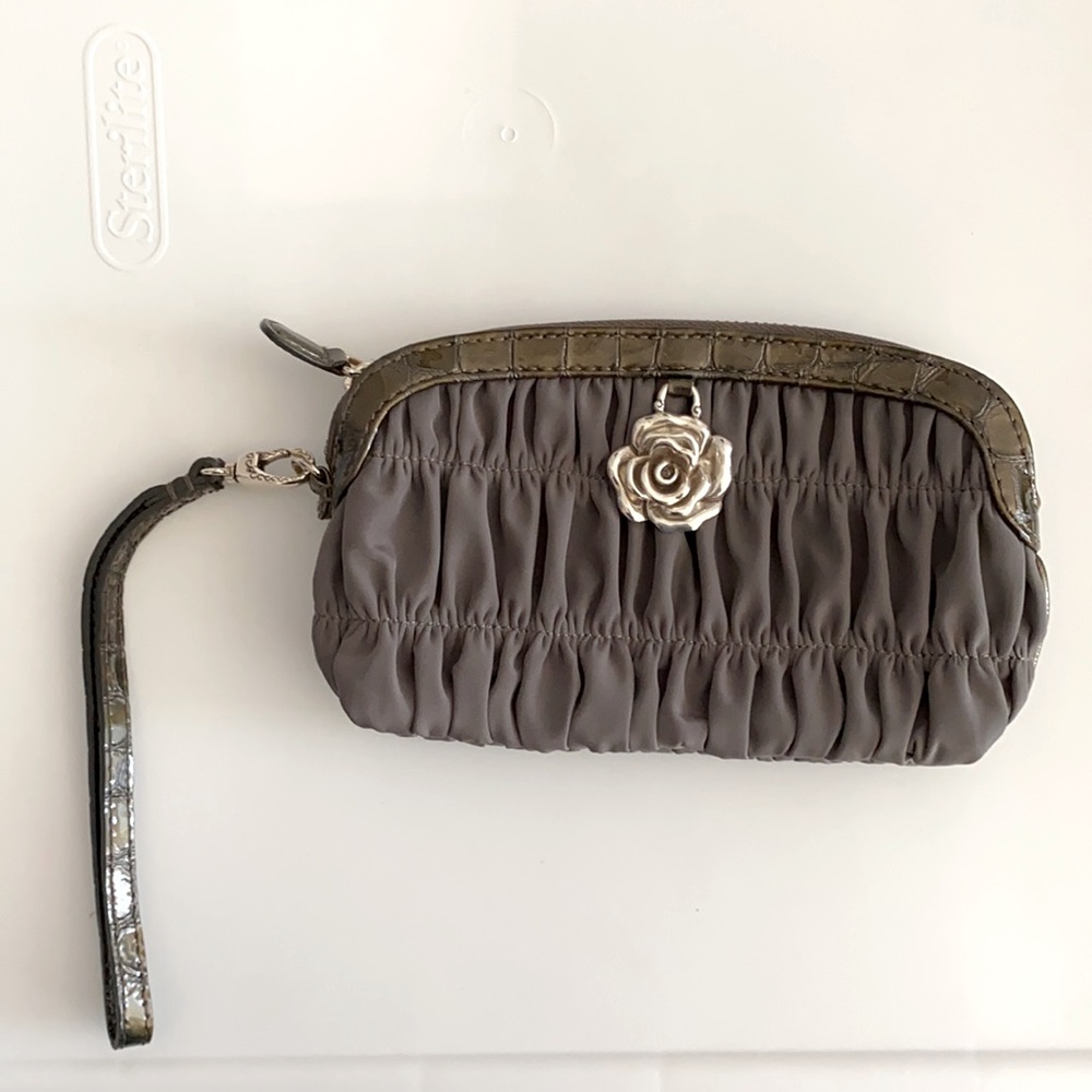 Brighton Camille Wristlet Grey